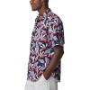 imageColumbia Mens Trollers Best Short Sleeve ShirtCollegiate Navy Tuna Paradise Print