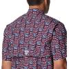 imageColumbia Mens Trollers Best Short Sleeve ShirtCollegiate NavyPfg Banner
