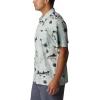 imageColumbia Mens Trollers Best Short Sleeve ShirtCool Green Freshwater Dryfly Print