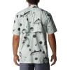 imageColumbia Mens Trollers Best Short Sleeve ShirtCool Green Freshwater Dryfly Print