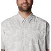 imageColumbia Mens Trollers Best Short Sleeve ShirtCool Grey Mighty Marlins Print
