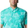 imageColumbia Mens Trollers Best Short Sleeve ShirtElectric Turquoise Mighty Marlins Print