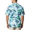 imageColumbia Mens Trollers Best Short Sleeve ShirtEmerald Green Offshore Archive Print