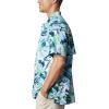 imageColumbia Mens Trollers Best Short Sleeve ShirtEmerald Green Offshore Archive Print