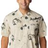 imageColumbia Mens Trollers Best Short Sleeve ShirtFossil Freshwater Dryfly Print