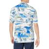 imageColumbia Mens Trollers Best Short Sleeve ShirtHarbor Blue Marina Vacation Print