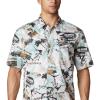 imageColumbia Mens Trollers Best Short Sleeve ShirtPond Offshore Archive Print
