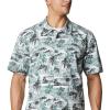 imageColumbia Mens Trollers Best Short Sleeve ShirtPond Polynesian Print