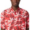 imageColumbia Mens Trollers Best Short Sleeve ShirtRed Hibiscus Tuna Paradise Print