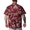 imageColumbia Mens Trollers Best Short Sleeve ShirtRed Jasper Mighty Marlins Print