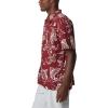 imageColumbia Mens Trollers Best Short Sleeve ShirtRed Jasper Mighty Marlins Print