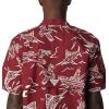 imageColumbia Mens Trollers Best Short Sleeve ShirtRed Jasper Mighty Marlins Print