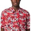 imageColumbia Mens Trollers Best Short Sleeve ShirtRed Spark Fireworks Fish Print