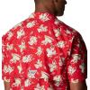 imageColumbia Mens Trollers Best Short Sleeve ShirtRed Spark Lite Me Up Print