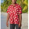 imageColumbia Mens Trollers Best Short Sleeve ShirtRed Spark Lite Me Up Print