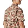 imageColumbia Mens Trollers Best Short Sleeve ShirtRed Spark Polynesian Print