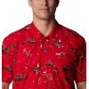 imageColumbia Mens Trollers Best Short Sleeve ShirtRed Spark Reel Joy Print