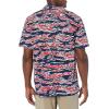 imageColumbia Mens Trollers Best Short Sleeve ShirtRed Spark Rough Waves Print