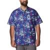 imageColumbia Mens Trollers Best Short Sleeve ShirtViolet Sea Punked Fish