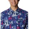 imageColumbia Mens Trollers Best Short Sleeve ShirtViolet Sea Punked Fish
