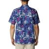 imageColumbia Mens Trollers Best Short Sleeve ShirtViolet Sea Punked Fish