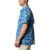 imageColumbia Mens Trollers Best Short Sleeve ShirtVivid Blue Freshwater Roots Print