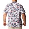 imageColumbia Mens Trollers Best Short Sleeve ShirtWhite Fireworks Fish Print