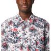 imageColumbia Mens Trollers Best Short Sleeve ShirtWhite Fireworks Fish Print