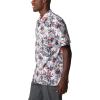 imageColumbia Mens Trollers Best Short Sleeve ShirtWhite Fireworks Fish Print