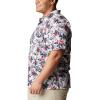 imageColumbia Mens Trollers Best Short Sleeve ShirtWhite Fireworks Fish Print