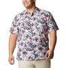 imageColumbia Mens Trollers Best Short Sleeve ShirtWhite Fireworks Fish Print