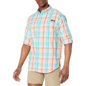 imageColumbia Mens Super TamiamiCorange Blur Check