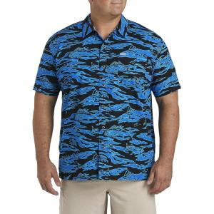 imageColumbia Mens Trollers Best Short Sleeve ShirtBlack Rough Waves Print