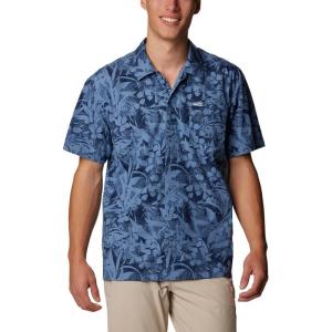 imageColumbia Mens Trollers Best Short Sleeve ShirtBluestone Basstyle Print