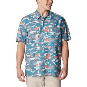 imageColumbia Mens Trollers Best Short Sleeve ShirtCanyon BlueFullcast