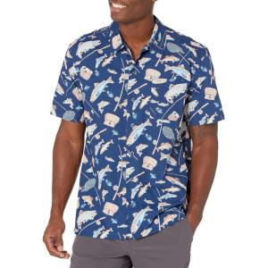 imageColumbia Mens Trollers Best Short Sleeve ShirtCarbon Midwest Bounty Print