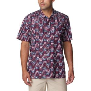 imageColumbia Mens Trollers Best Short Sleeve ShirtCollegiate NavyPfg Banner