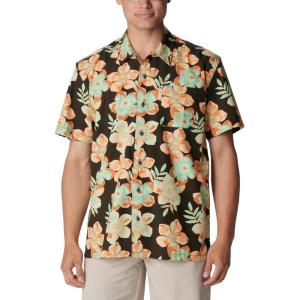 imageColumbia Mens Trollers Best Short Sleeve ShirtDeep OliveBotanicraze