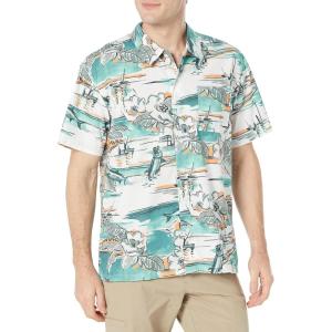 imageColumbia Mens Trollers Best Short Sleeve ShirtGulf Stream Marina Vacation Print