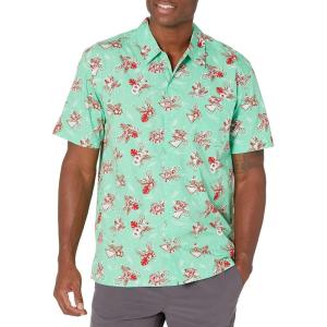 imageColumbia Mens Trollers Best Short Sleeve ShirtLight Jade Lite Me Up Print
