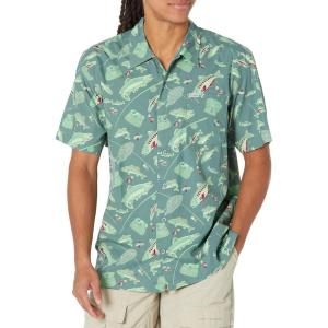 imageColumbia Mens Trollers Best Short Sleeve ShirtMetal Midwest Bounty Print