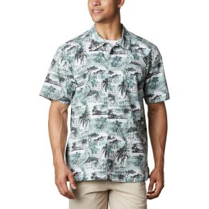 imageColumbia Mens Trollers Best Short Sleeve ShirtPond Polynesian Print