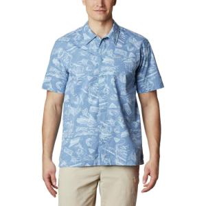 imageColumbia Mens Trollers Best Short Sleeve ShirtSkyler Freshwater Roots Print