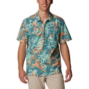 imageColumbia Mens Trollers Best Short Sleeve ShirtTranquil Teal Wildwaters Print