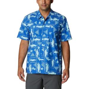 imageColumbia Mens Trollers Best Short Sleeve ShirtVivid Blue Anchors Up