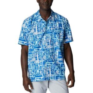 imageColumbia Mens Trollers Best Short Sleeve ShirtVivid Blue Punked Fish