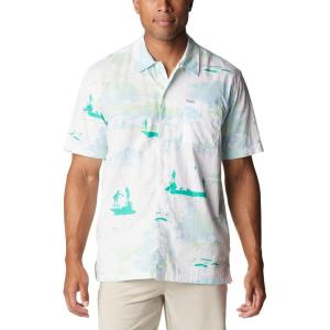 imageColumbia Mens Trollers Best Short Sleeve ShirtWhite Casting Kings