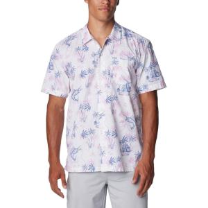 imageColumbia Mens Trollers Best Short Sleeve ShirtWhiteScribbled