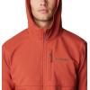 imageColumbia Mens Ascender Hooded Softshell JacketWarp Red