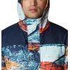 imageColumbia Mens Challenger WindbreakerIcy Morn Hyper Nature PrintColl Navy